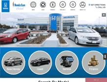 Tablet Screenshot of hondacarsofrockwall.com
